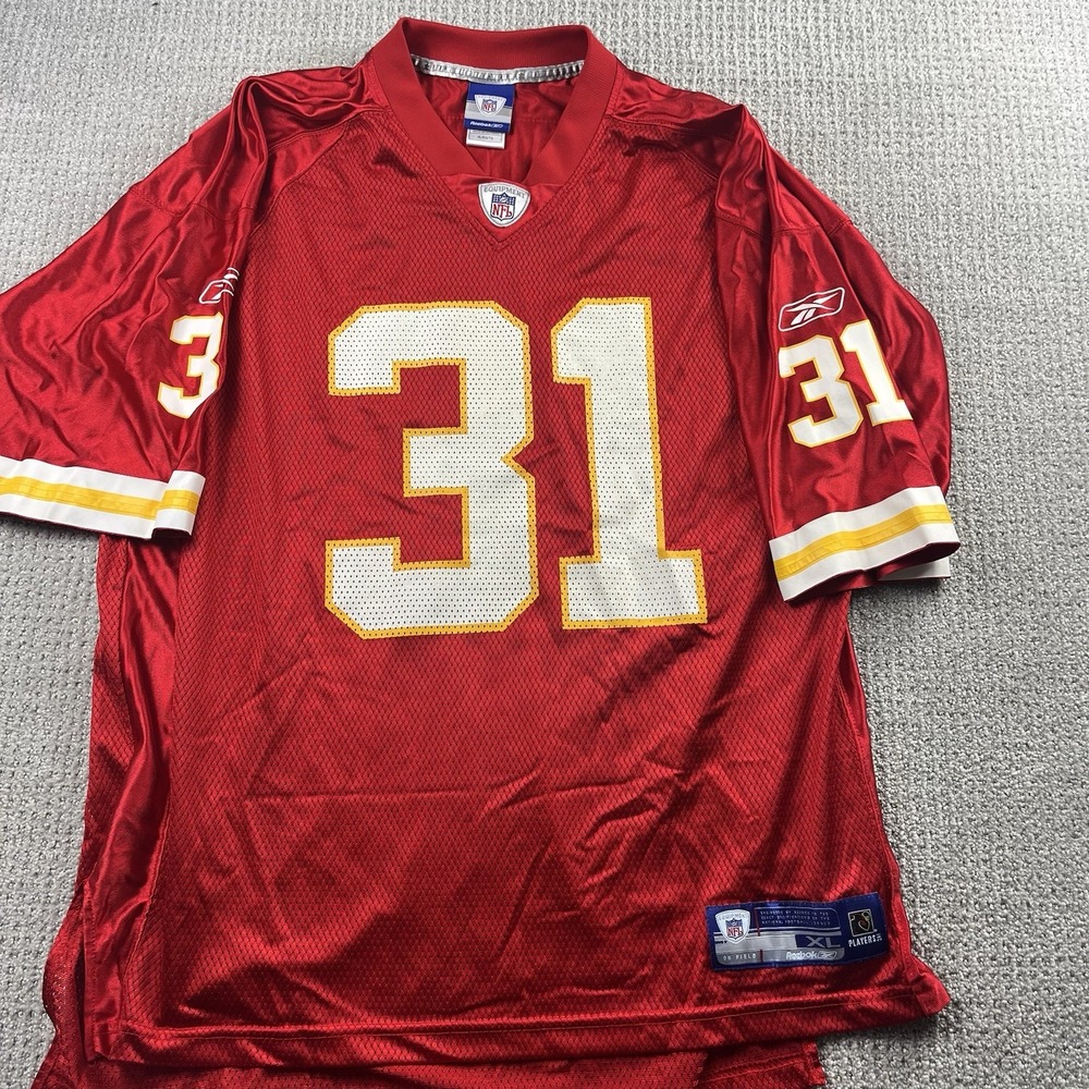 Kansas City Chiefs Priest Holmes Jersey #31 Mens XL Red Reebok NFL Football